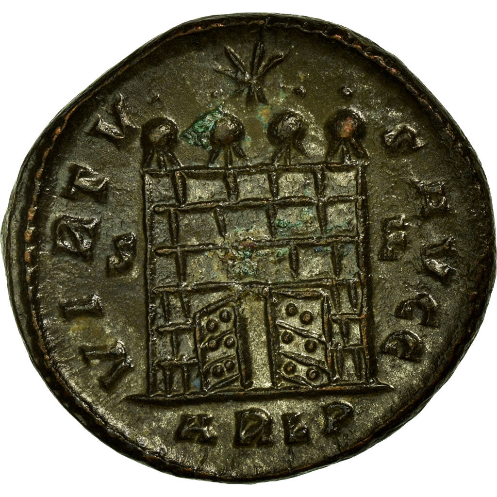 Coin, Constantine I, Nummus, Arles, AU(50-53), Copper, Cohen:665