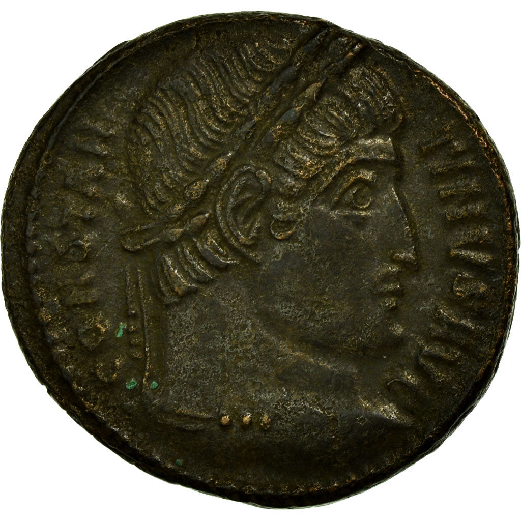 Coin, Constantine I, Nummus, Arles, AU(50-53), Copper, Cohen:665