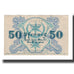 Geldschein, Deutschland, Halle Stadt, 50 Pfennig, valeur faciale, 1917