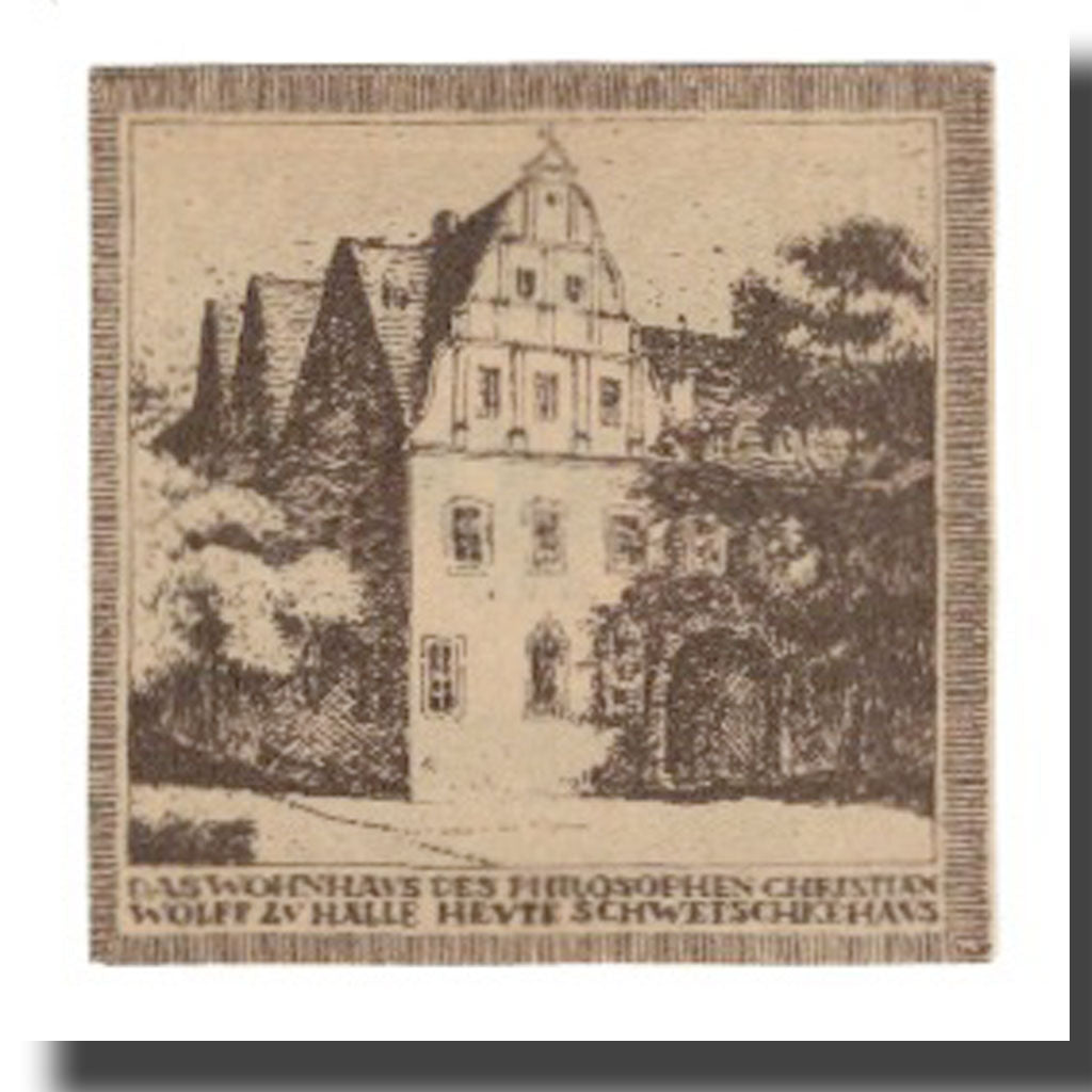 Banknote, Germany, Halle a.d. Saale Stadt, 10 Pfennig, Batiment, undated (1921)