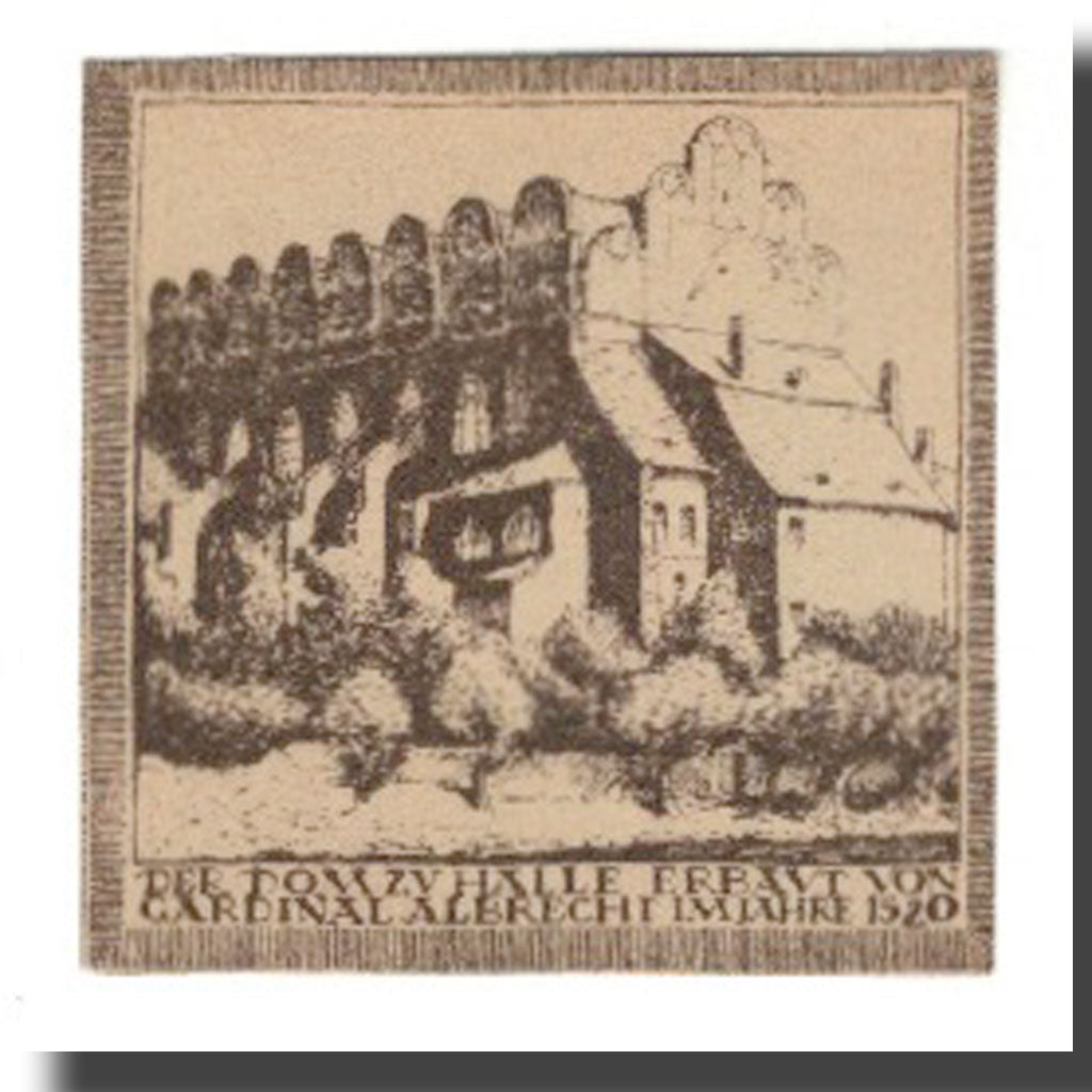 Banknote, Germany, Halle a.d. Saale Stadt, 10 Pfennig, batiment 1, undated