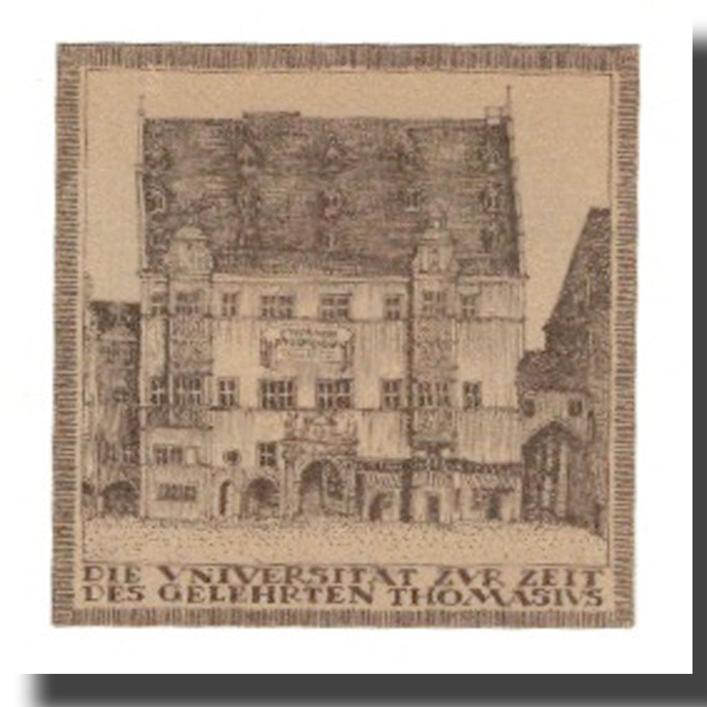 Banknote, Germany, Halle a.d. Saale Stadt, 10 Pfennig, batiment 3, undated