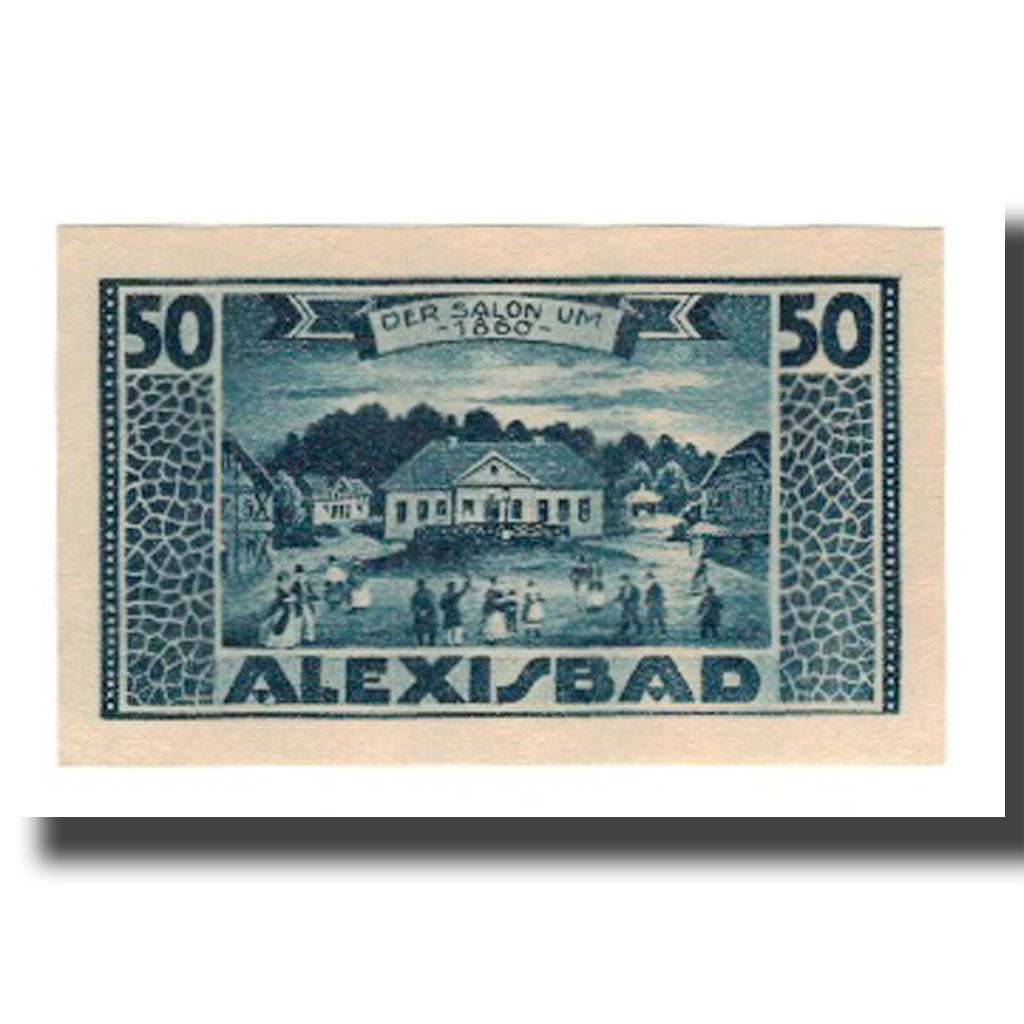 Banconote, Germania, Harzgerode Stadt, 50 Pfennig, personnage, 1921, 1921-07-07