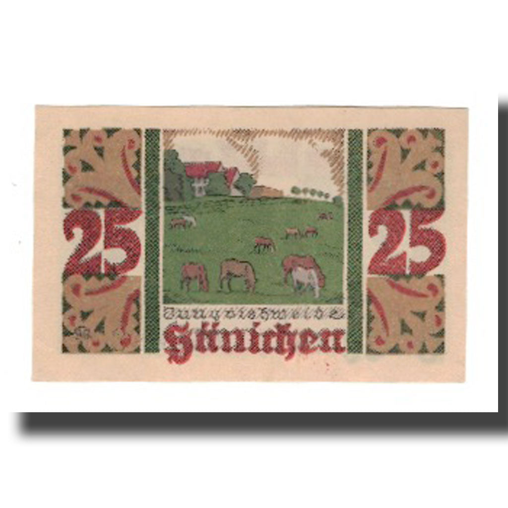 Banknote, Germany, Harzgerode Stadt, 25 Pfennig, champs 1, 1921, 1921-07-07