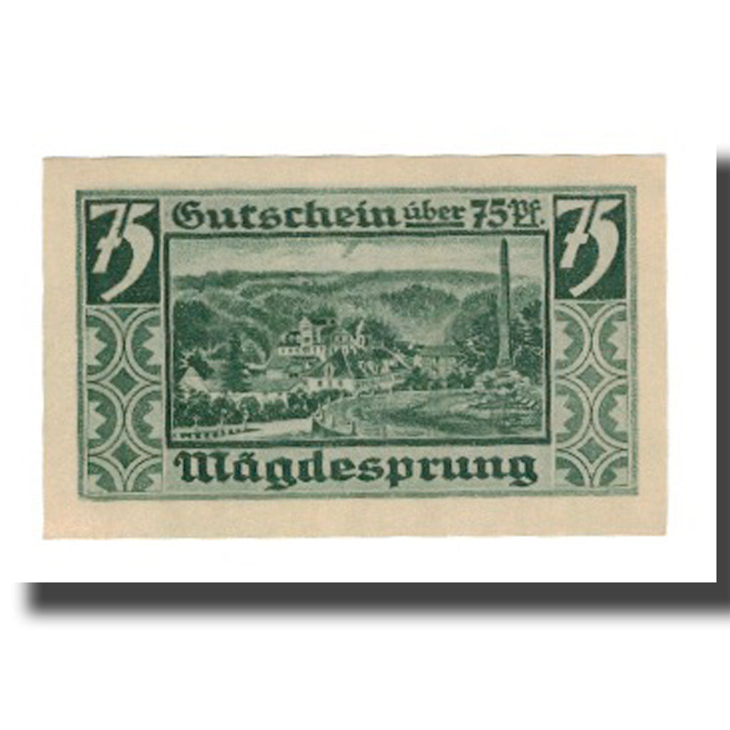 Banknote, Germany, Harzgerode Stadt, 75 Pfennig, paysage 1, 1921, 1921-07-07