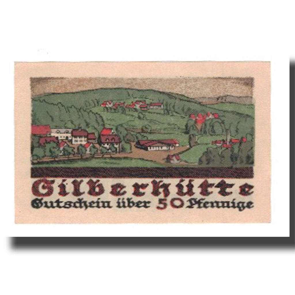 Banknote, Germany, Harzgerode Stadt, 50 Pfennig, paysage, 1921, 1921-07-07