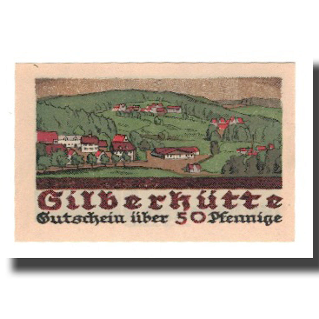 Banknote, Germany, Harzgerode Stadt, 50 Pfennig, paysage 1, 1921, 1921-07-07