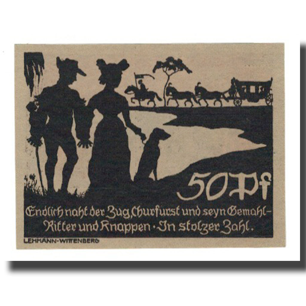 Banconote, Germania, Schmiedeberg, Bad Stadt, 50 Pfennig, personnage 4, 1921