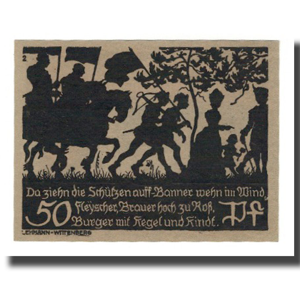 Banconote, Germania, Schmiedeberg, Bad Stadt, 50 Pfennig, personnage 1, 1921