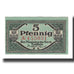 Banconote, Germania, Cottbus Stadt, 5 Pfennig, valeur faciale, 1921, 1921-12-31