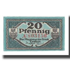 Geldschein, Deutschland, Cottbus Stadt, 20 Pfennig, valeur faciale 4, 1921