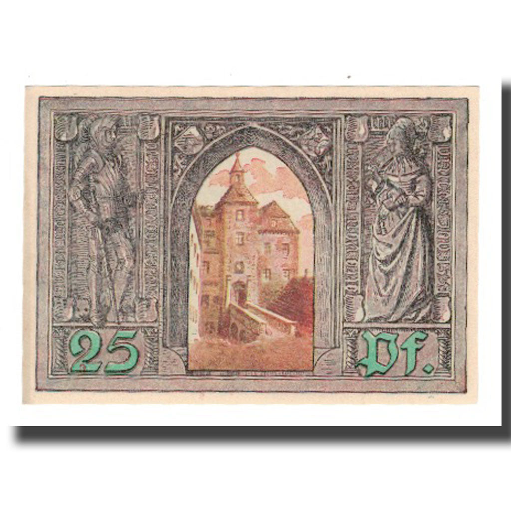 Banconote, Germania, Finsterwalde N.L. Stadt, 25 Pfennig, personnage 4, 1921