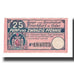 Nota, Alemanha, Frankfurt a.d. Oder Stadt, 25 Pfennig, valeur faciale 1, 1920
