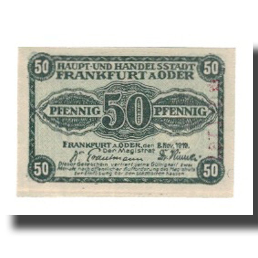 Banknote, Germany, Frankfurt a.d. Oder Stadt, 50 Pfennig, Valeur faciale 3