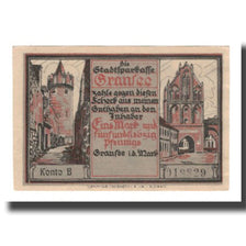 Geldschein, Deutschland, Gransee Stadtsparkasse, 1.75 Mark, personnage, VZ