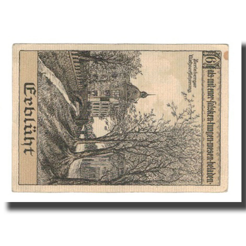 Banknote, Germany, Perleberg Stadt, 50 Pfennig, paysage, 1921, 1921-12-31