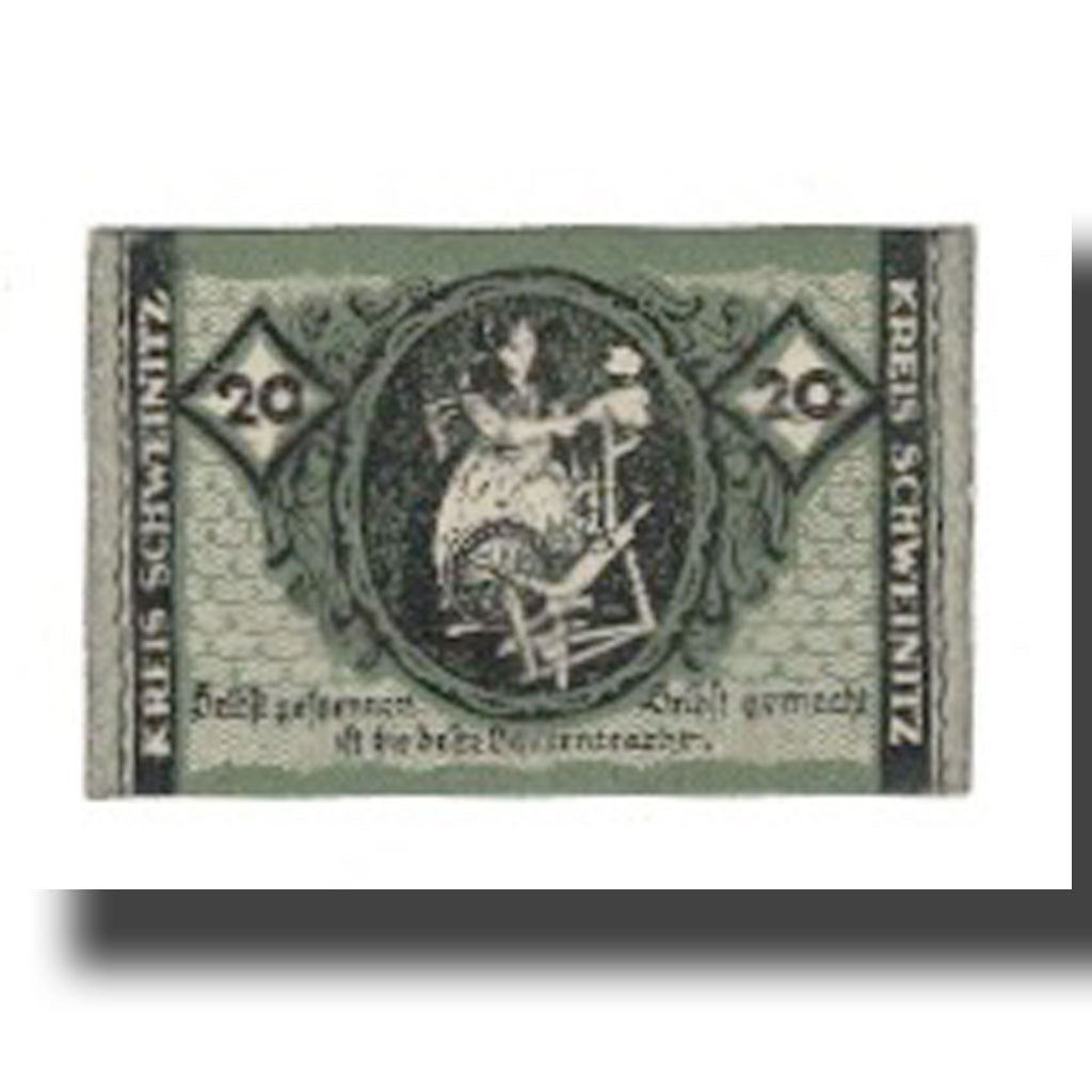 Banconote, Germania, Schweinitz Kreisausschuß, Herzberg a.E., 20 Pfennig