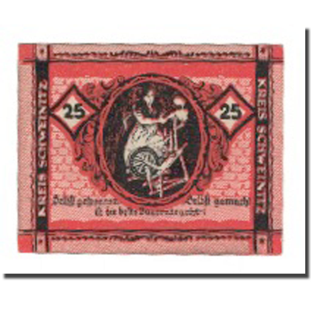 Banknote, Germany, Schweinitz Kreisausschuß, Herzberg a.E., 25 Pfennig