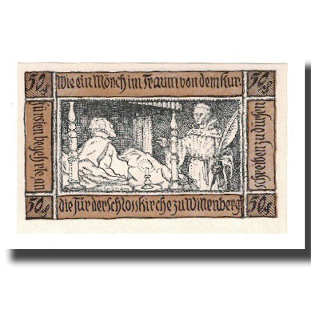 Banknote, Germany, Schweinitz Kreis, 50 Pfennig, personnage, 1921, 1921-06-01