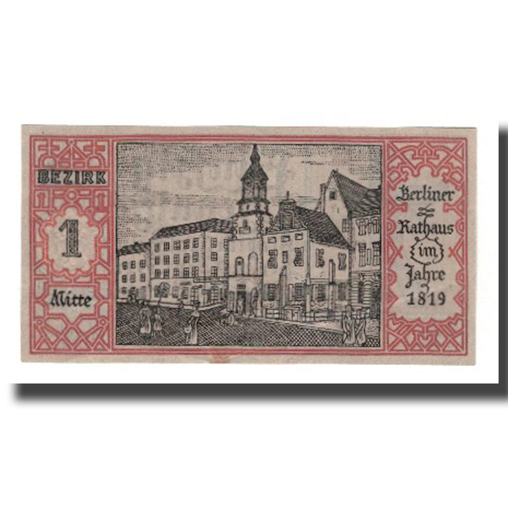 Geldschein, Deutschland, Berlin Stadt, 50 Pfennig, ville 1, 1921, 1921-09-09