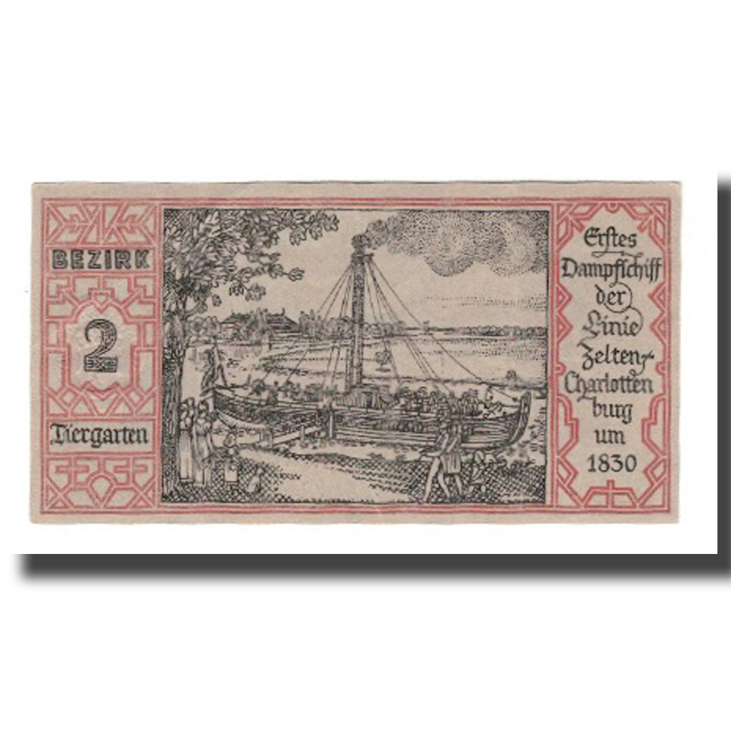Banknote, Germany, Berlin Stadt, 50 Pfennig, Bateau 3, 1921, 1921-09-09