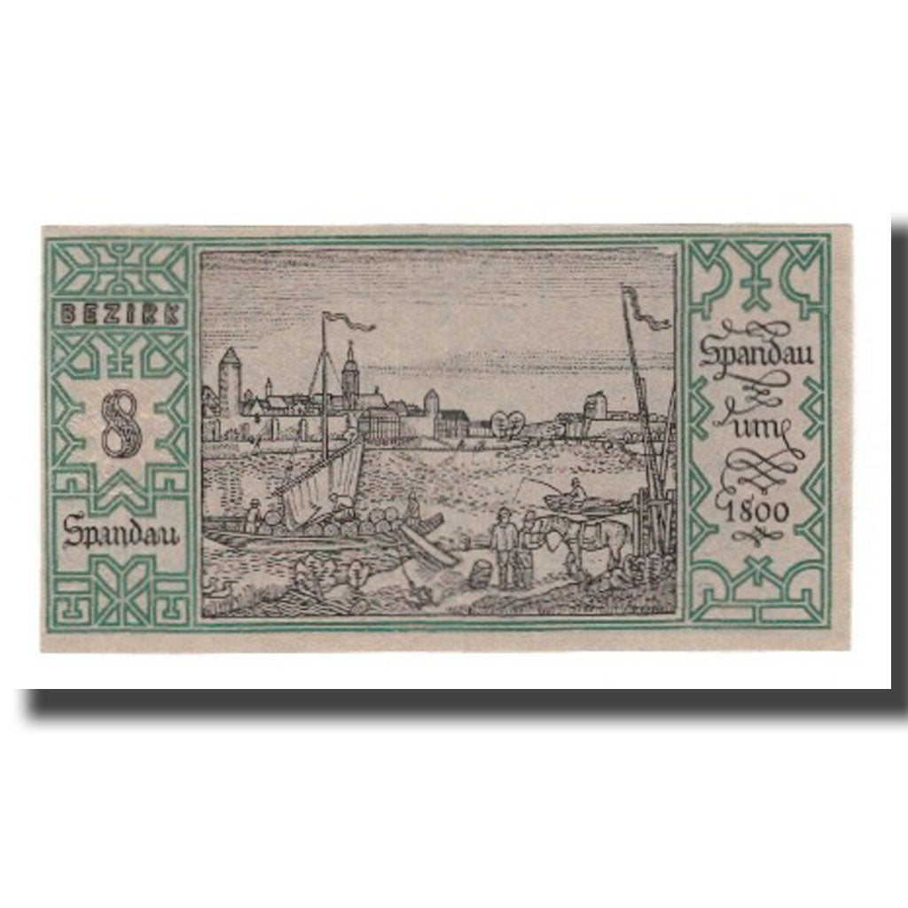 Banknot, Niemcy, Berlin Stadt, 50 Pfennig, pêcheur, 1921, 1921-09-09