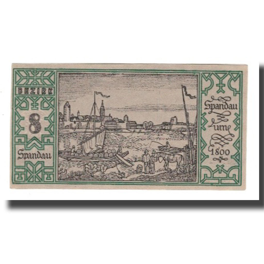 Banknote, Germany, Berlin Stadt, 50 Pfennig, pêcheur 2, 1921, 1921-09-09