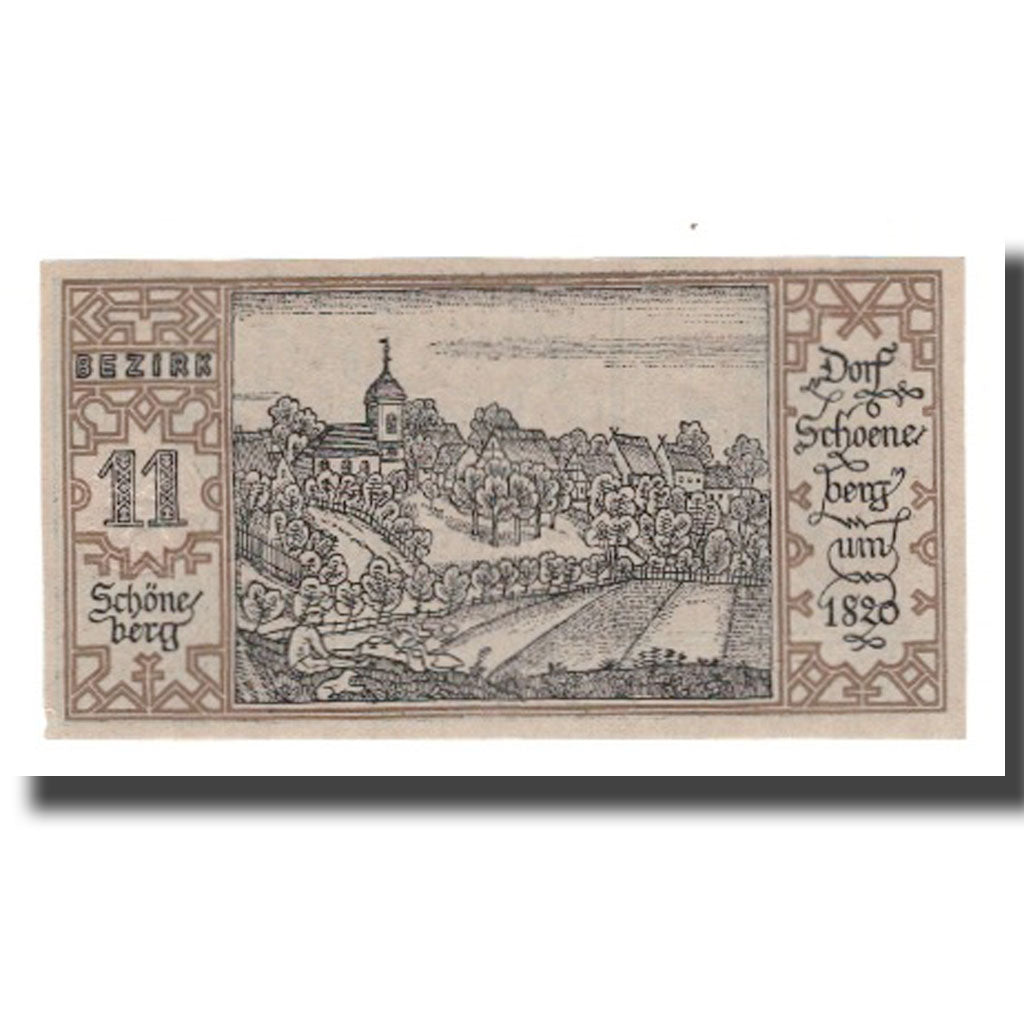 Banknote, Germany, Berlin Stadt, 50 Pfennig, champs, 1921, 1921-09-09