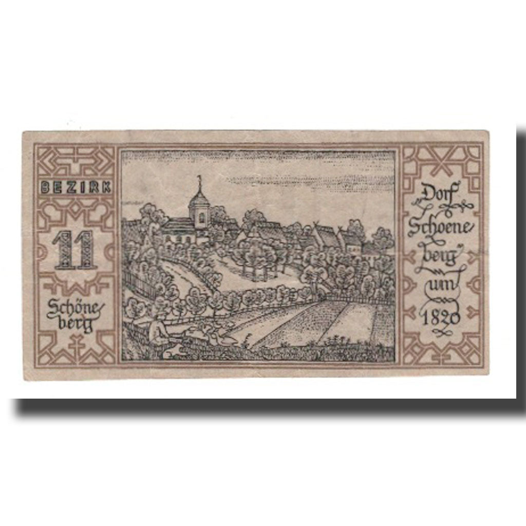 Banknot, Niemcy, Berlin Stadt, 50 Pfennig, Champs 3, 1921, 1921-09-09