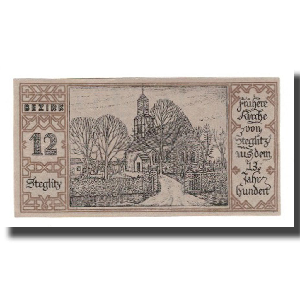 Banknote, Germany, Berlin Stadt, 50 Pfennig, Eglise, 1921, 1921-09-09