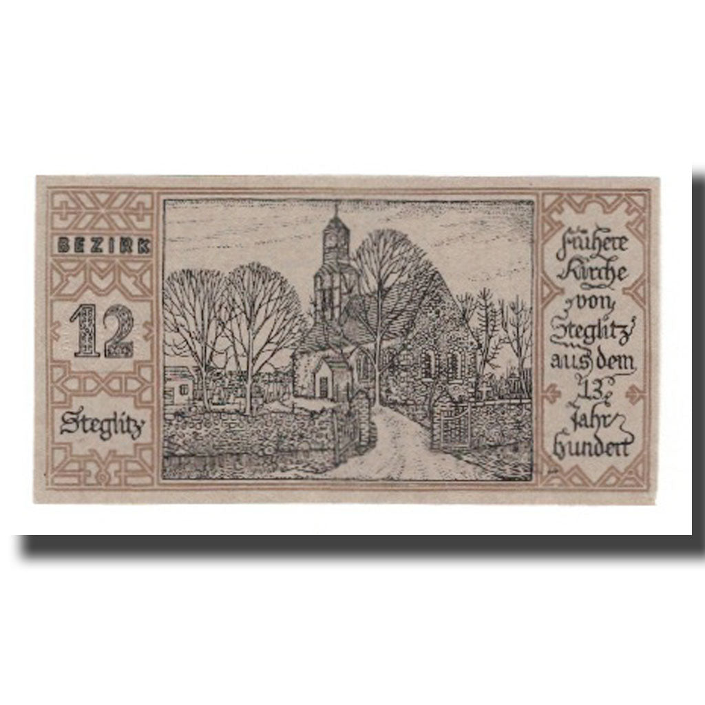 Banknote, Germany, Berlin Stadt, 50 Pfennig, Eglise 1, 1921, 1921-09-09