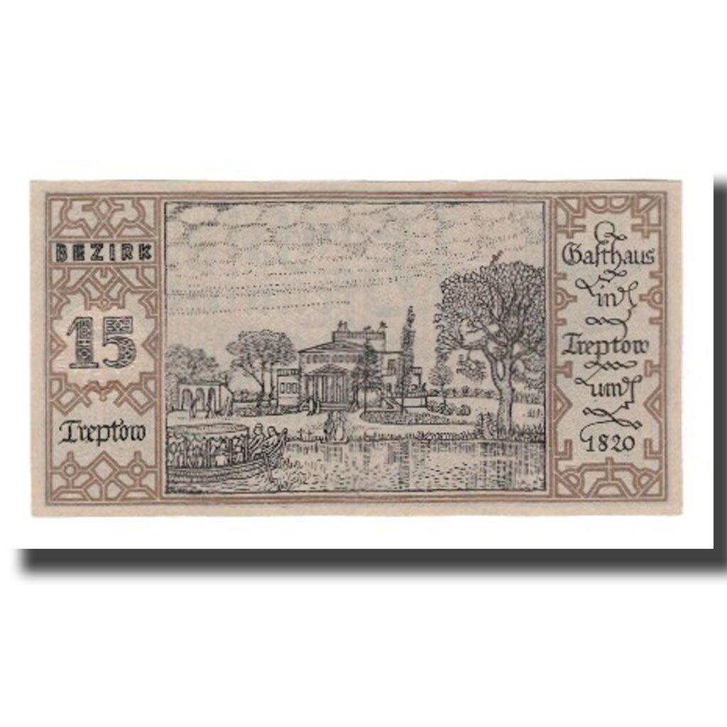 Geldschein, Deutschland, Berlin Stadt, 50 Pfennig, parc, 1921, 1921-09-09, VZ