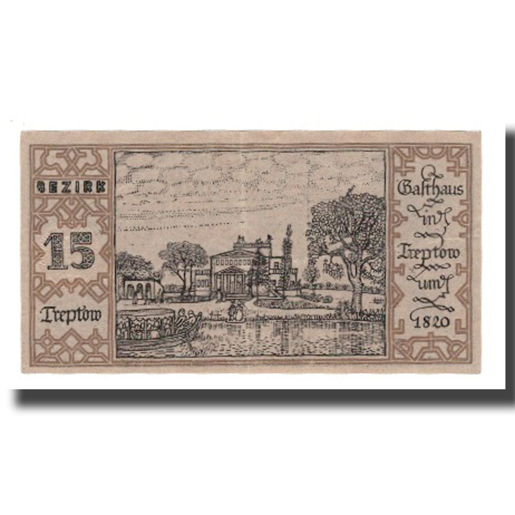 Geldschein, Deutschland, Berlin Stadt, 50 Pfennig, Parc 1, 1921, 1921-09-09, VZ