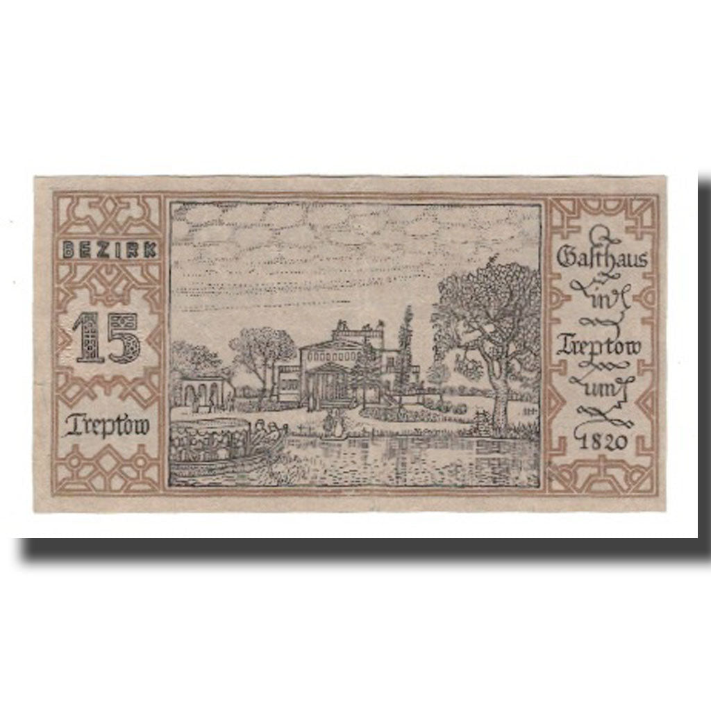 Banknote, Germany, Berlin Stadt, 50 Pfennig, Parc 2, 1921, 1921-09-09