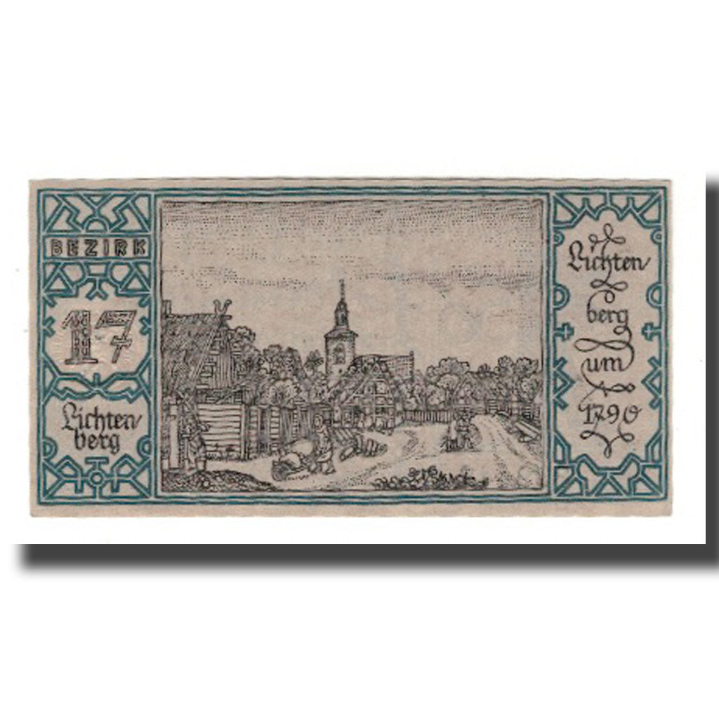 Banknote, Germany, Berlin Stadt, 50 Pfennig, village, 1921, 1921-09-09