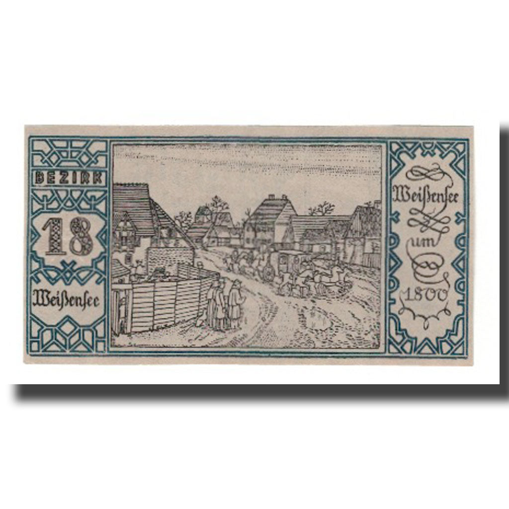 Nota, Alemanha, Berlin Stadt, 50 Pfennig, personnage 1, 1921, 1921-09-09