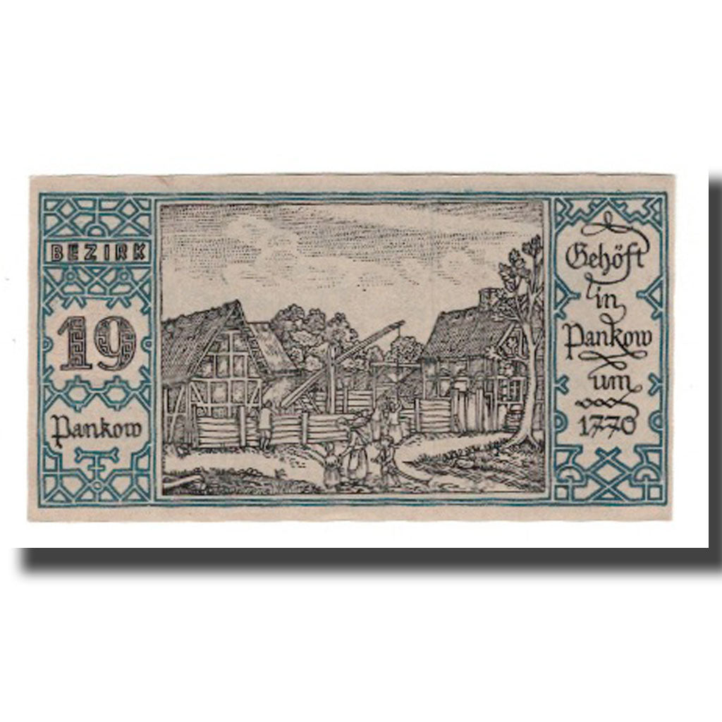 Geldschein, Deutschland, Berlin Stadt, 50 Pfennig, village 1, 1921, 1921-09-09