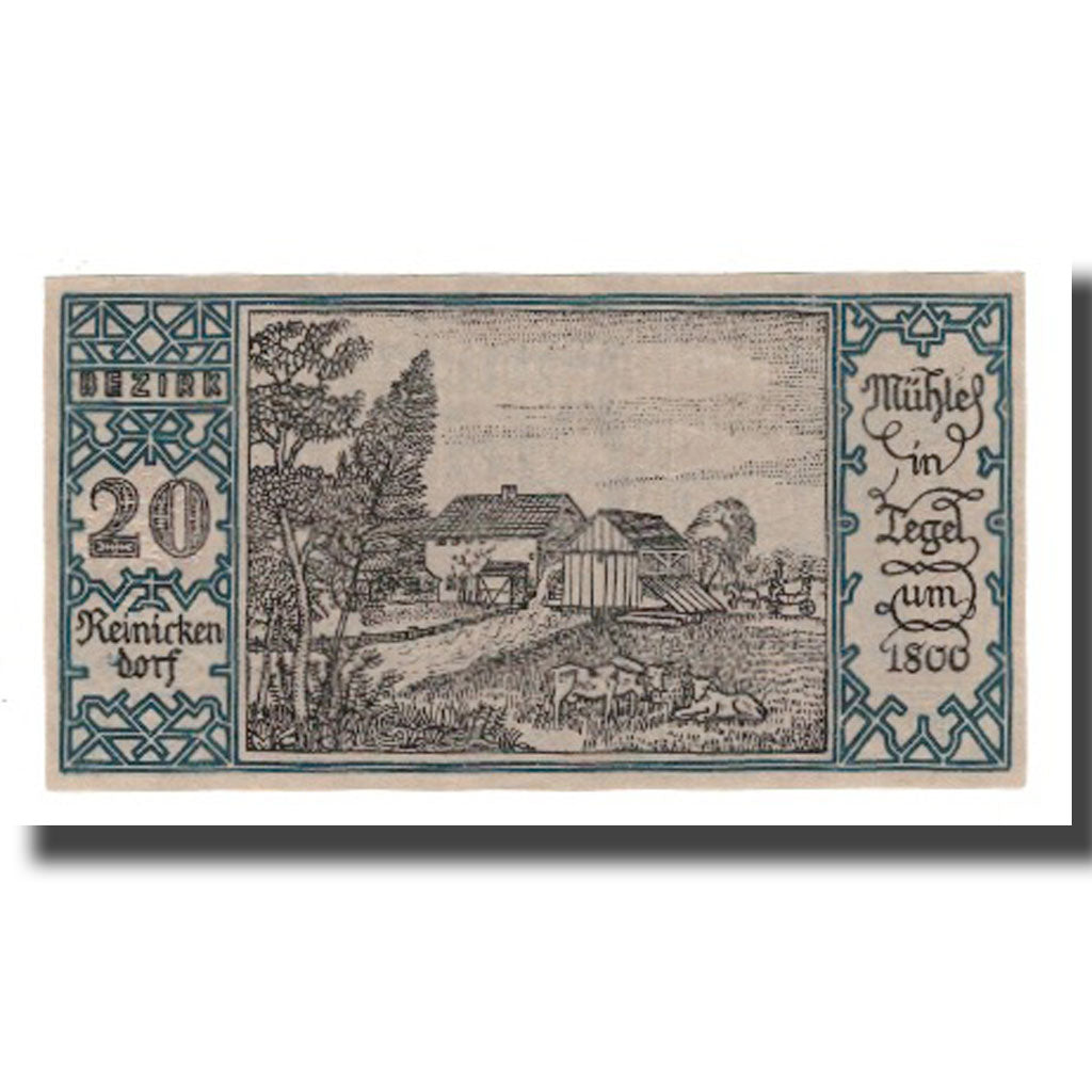 Geldschein, Deutschland, Berlin Stadt, 50 Pfennig, Animaux, 1921, 1921-09-09