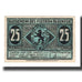 Billet, Allemagne, Bleckede Flecken, 25 Pfennig, paysage, undated (1920), SUP