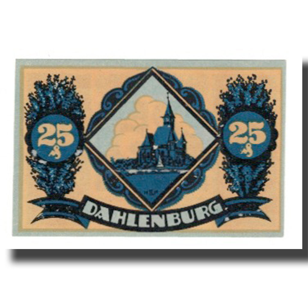 Geldschein, Deutschland, Dahlenburg Magistrat, 25 Pfennig, Batiment, 1921
