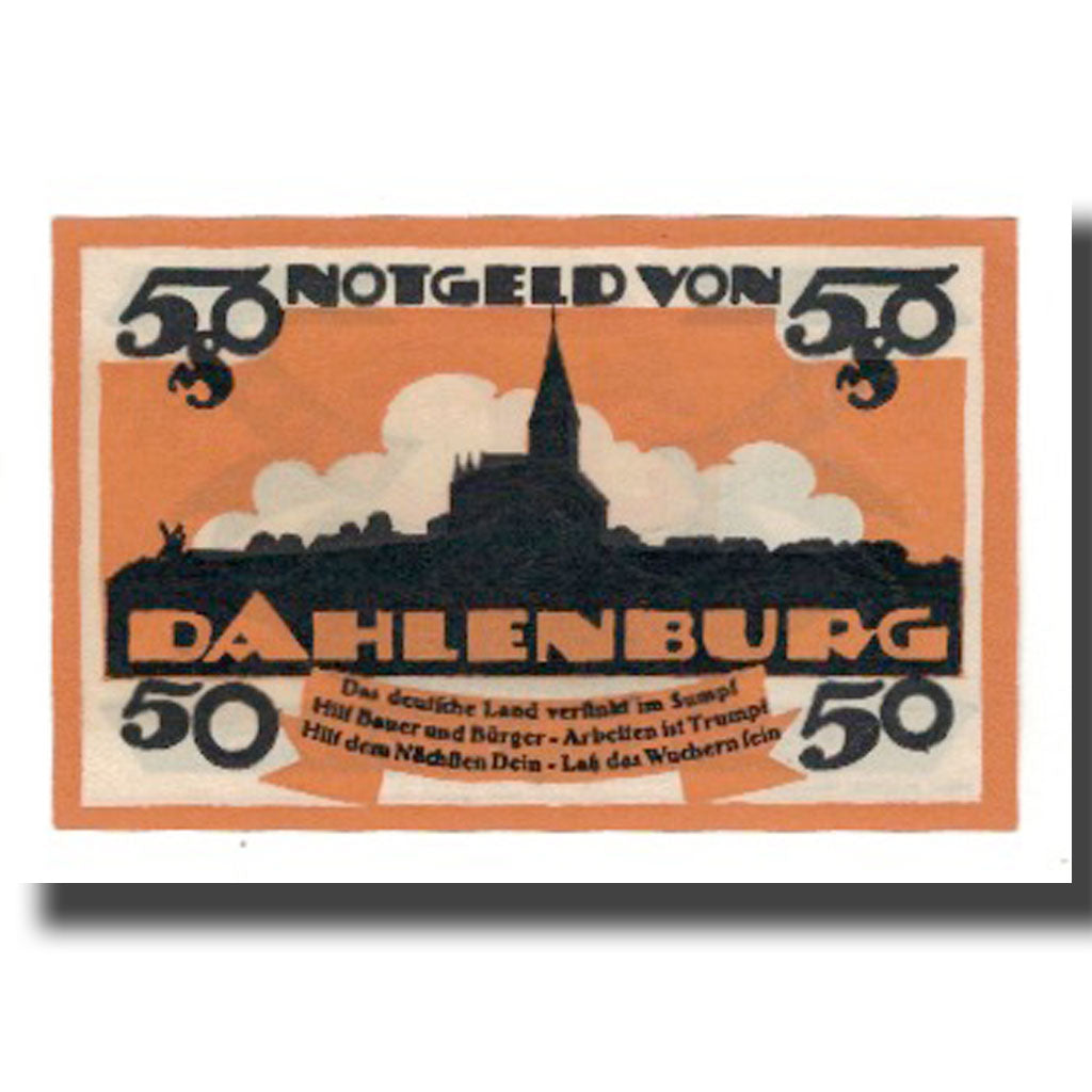 Banknote, Germany, Dahlenburg Spar und Dahlehnskasse E.G.m.u.H., 50 Pfennig