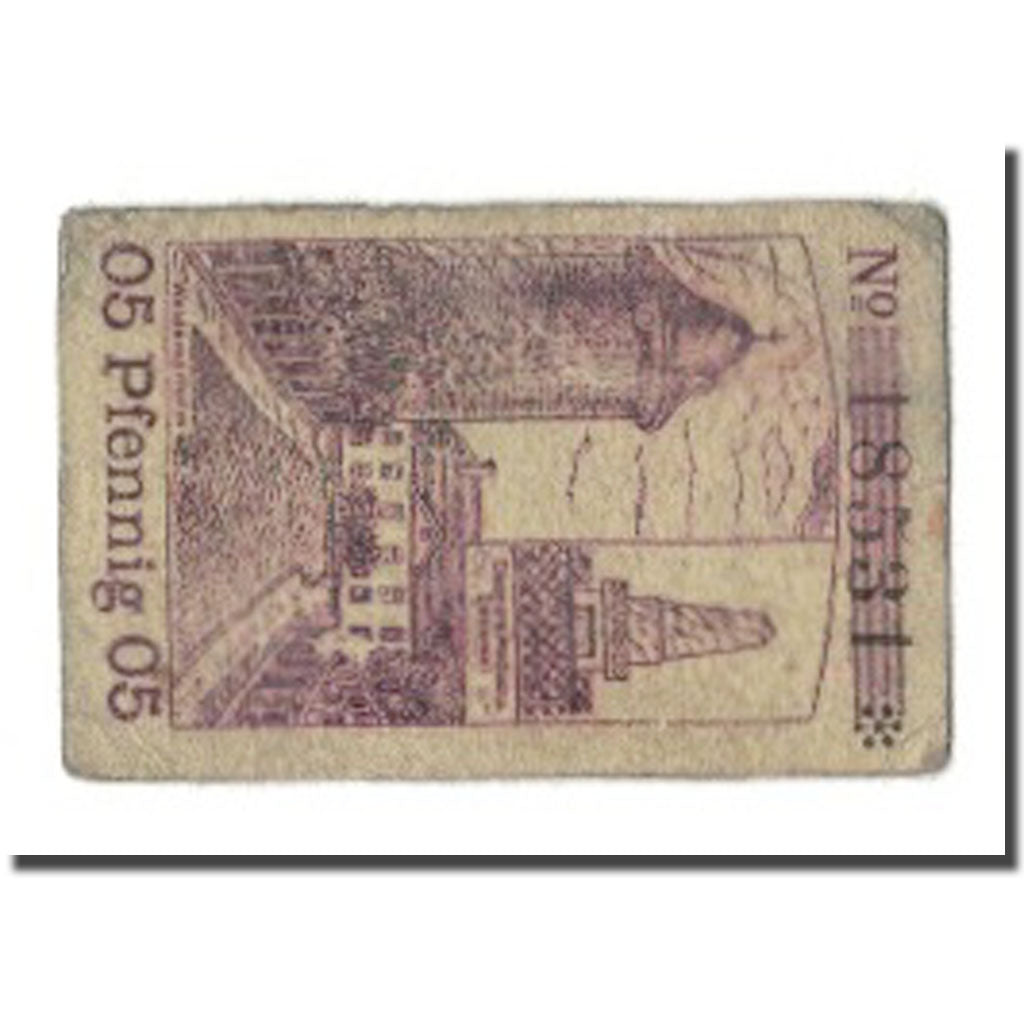 Geldschein, Deutschland, Dannenberg Stadt, 5 Pfennig, rue, 1923, 1923-01-01, S+