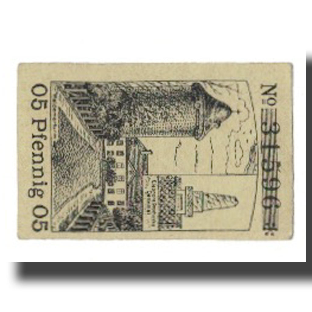 Banconote, Germania, Dannenberg Stadt, 5 Pfennig, rue 2, 1923, 1923-01-01, SPL-