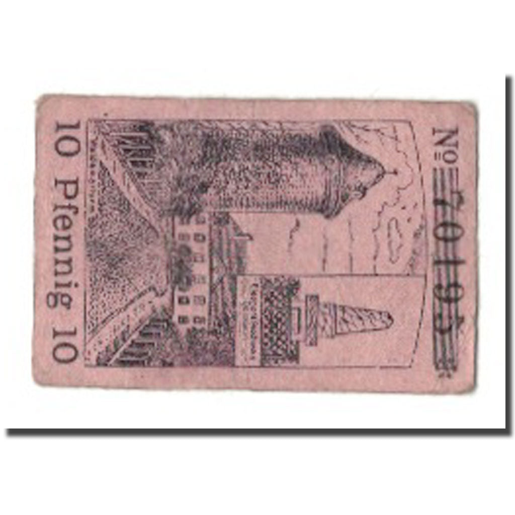 Billete, Alemania, Dannenberg Stadt, 10 Pfennig, rue 1, 1923, 1923-01-01, MBC