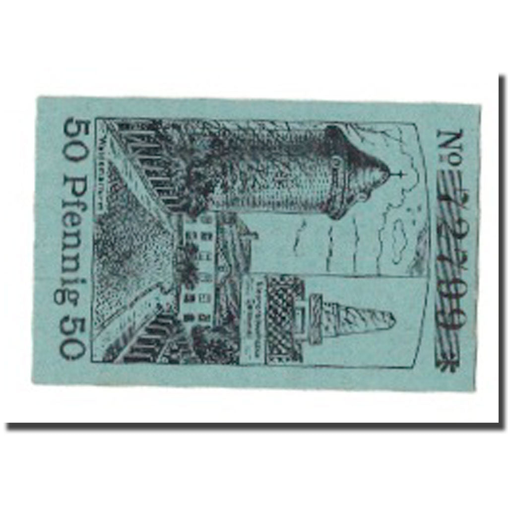 Geldschein, Deutschland, Dannenberg Stadt, 50 Pfennig, rue 2, 1923, 1923-01-01