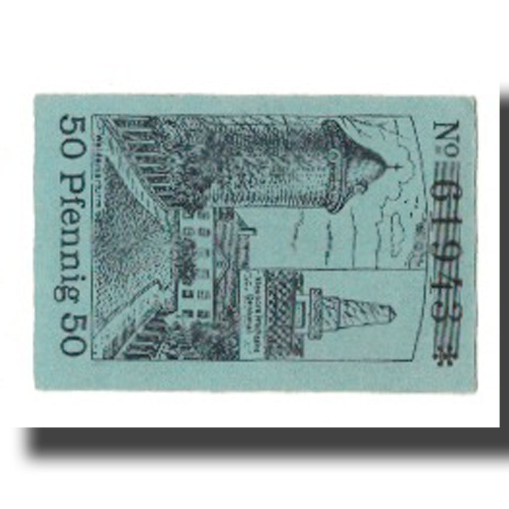 Billete, Alemania, Dannenberg Stadt, 50 Pfennig, rue 3, 1923, 1923-01-01, EBC