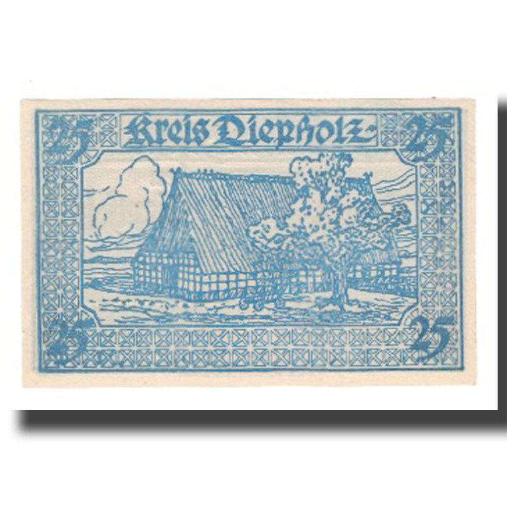 Banknote, Germany, Diepholz Kreis, 25 Pfennig, batiment 2, 1920, 1920-09-01