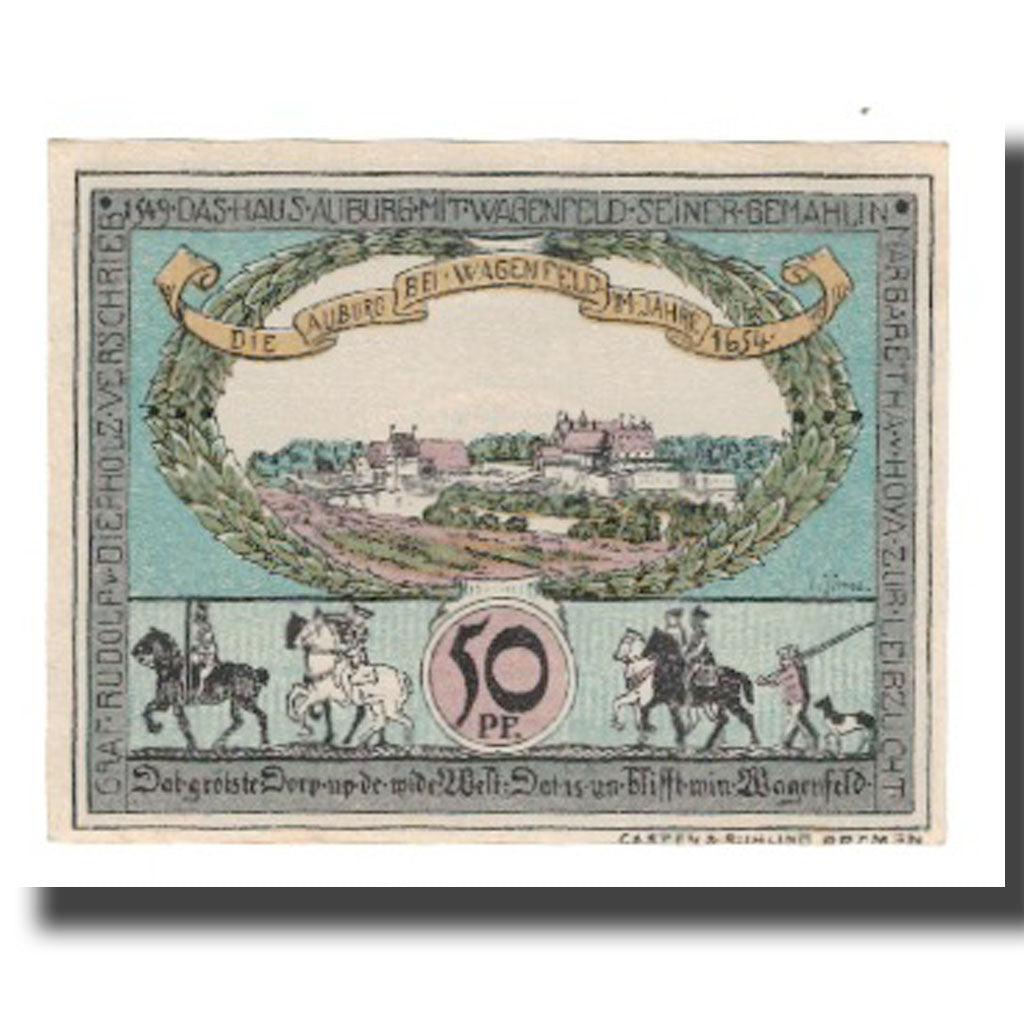 Geldschein, Deutschland, Diepholz Kreis, 50 Pfennig, paysage, 1921, 1921-08-15
