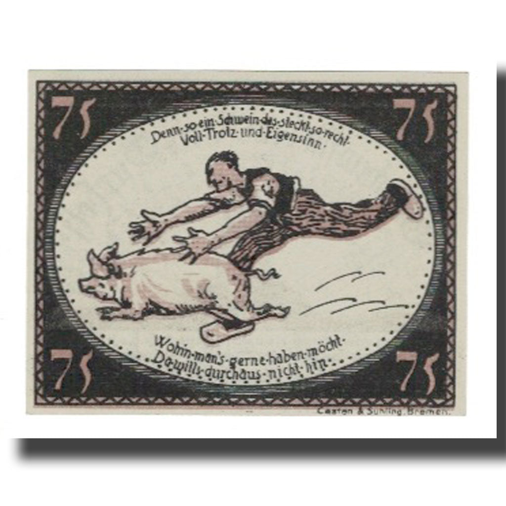 Geldschein, Deutschland, Einbeck Stadt, 25 Pfennig, Batiment, 1920, 1920-12-20