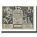 Geldschein, Deutschland, Einbeck Stadt, 25 Pfennig, batiment 1, 1920